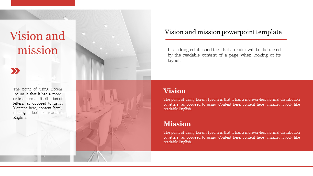 Vision and mission powerpoint template